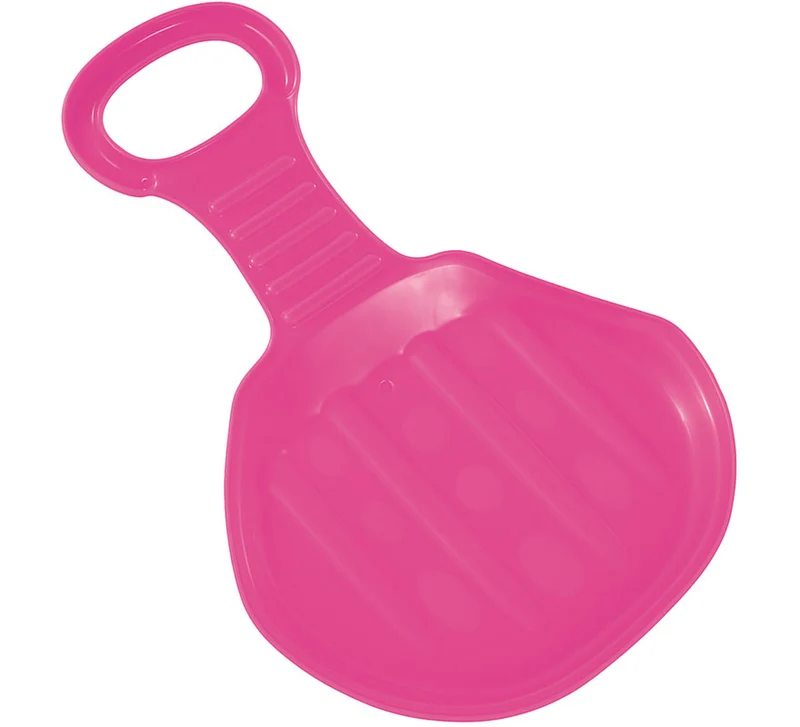 Trineo de Pala para Nieve de 53x34x24 cm en varios colores Rosa