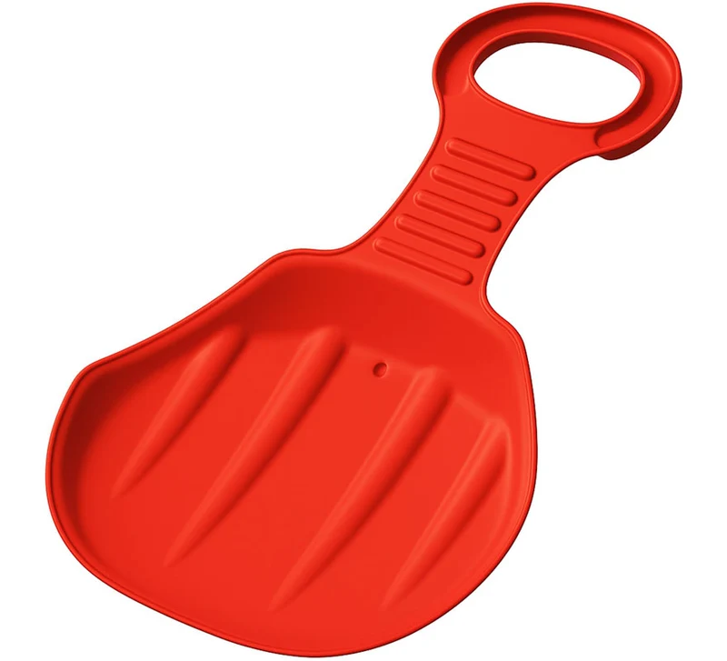 Trineo de Pala para Nieve de 53x34x24 cm en varios colores Rojo