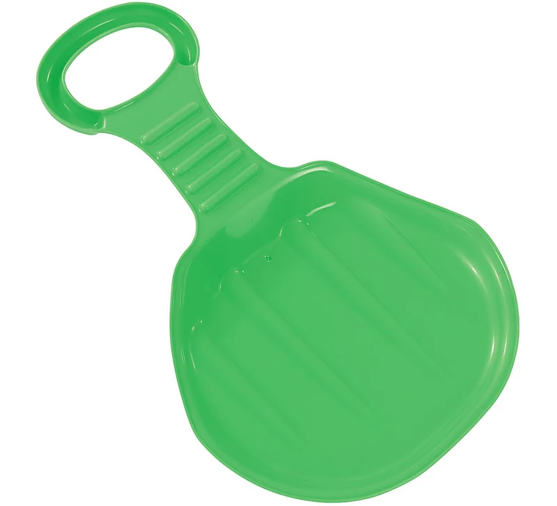Trineo de Pala para Nieve de 53x34x24 cm en varios colores Verde