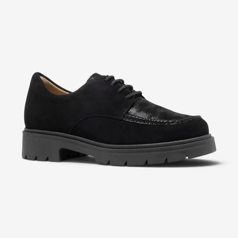 255061 Oxford Black Suede Combi 41