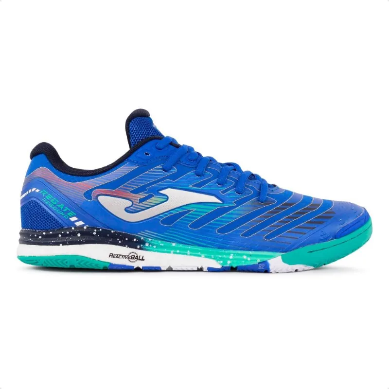 Chuteira Futsal Joma Regate Rebound Masculino 39 / Azul / Verde