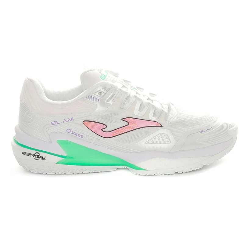Scarpa da Tennis Donna Joma Slam Lady 25 Bianco Rosa 40