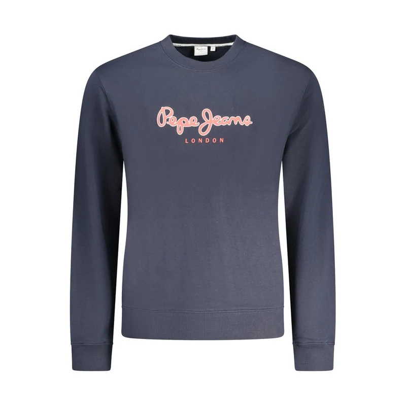 Pepe Jeans Blue Cotton Men's Sweatshirt S