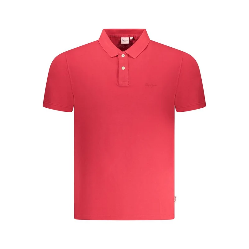 Pepe Jeans Red Cotton Men Polo XL