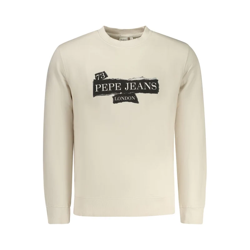 Pepe Jeans Beige Cotton Men Sweatshirt XL