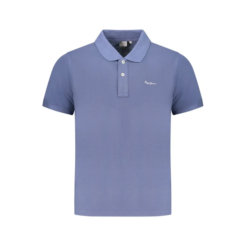 Pepe Jeans Blue Organic Cotton Men Polo S