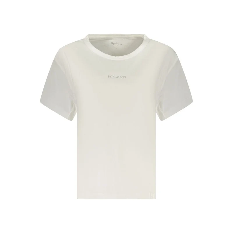 Pepe Jeans White Cotton Women T-Shirt XS