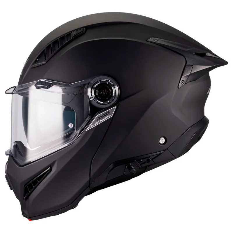 Capacete Axxis Ghostfighter SV Solid Monocolor A1 Preto Fosco 62