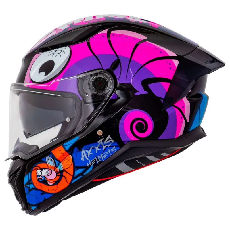 Capacete Axxis Panther SV Chameleon Rosa B8 60