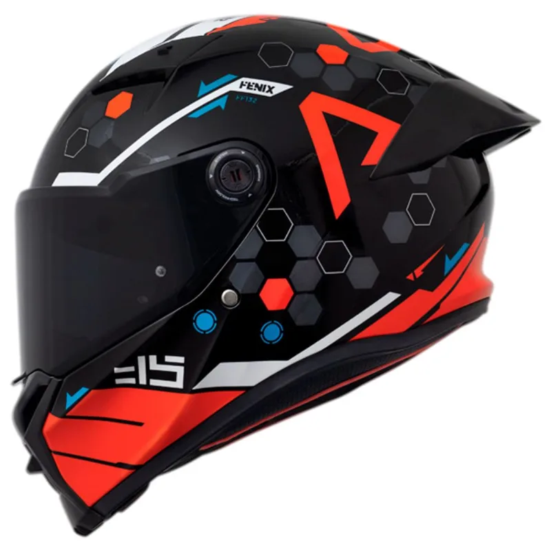Capacete Axxis Fenix Alpha B5 Vermelho Brilhante 64
