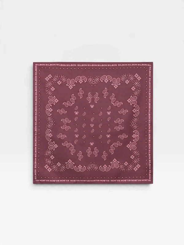 Pañuelo estampado rosa ST / ROSA