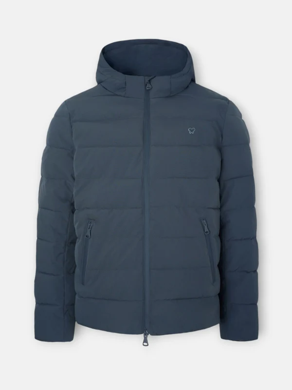Abrigo tecnico capucha gris XXXL / GRIS