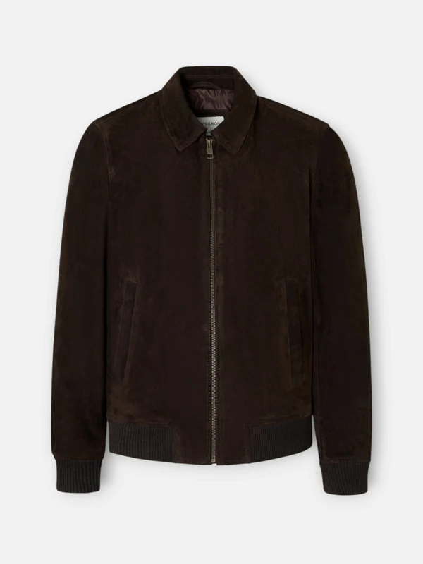 Chaqueta de piel marron XXXL / MARRÓN