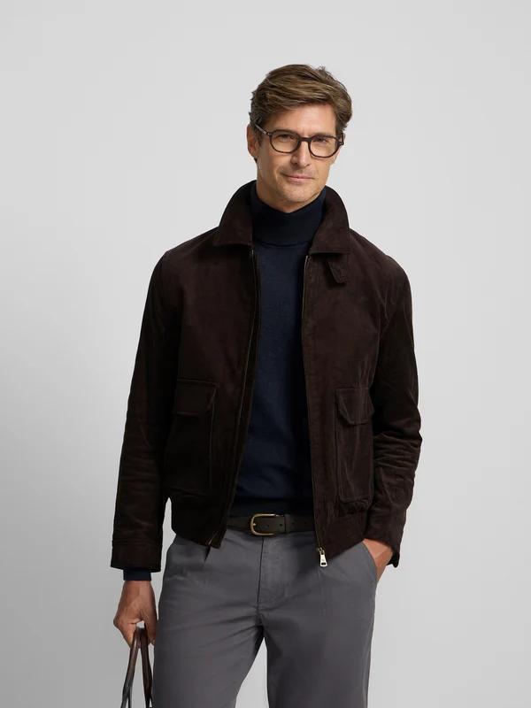Chaqueta pana marron L / MARRÓN