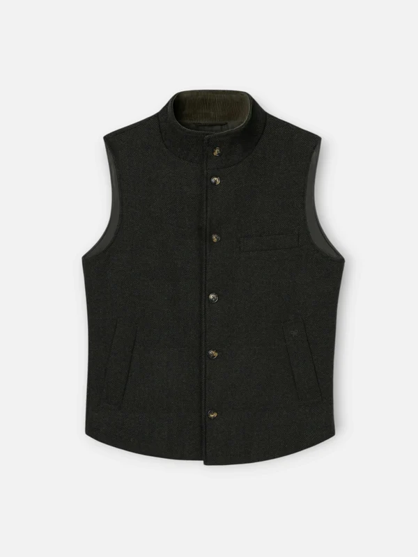 Chaleco casual espiga verde XXL / VERDE