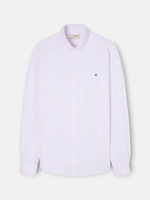 Camisa sport oxford raya media rosa 4XL / ROSA