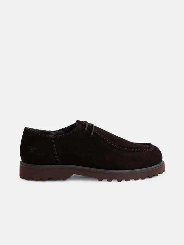 Zapato wallabee serraje marron 43 / MARRÓN
