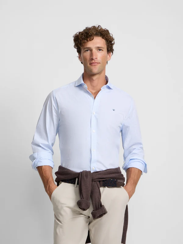 Camisa sport classic mini raya celeste XXL / AZUL