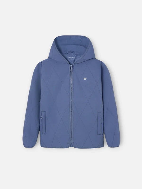 Chaqueta kids acolchada rombos azul indigo 6 / AZUL MARINO