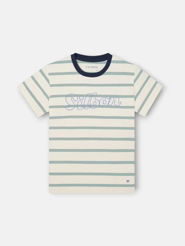 Camiseta kids raya fina stitching verde 12 / VERDE