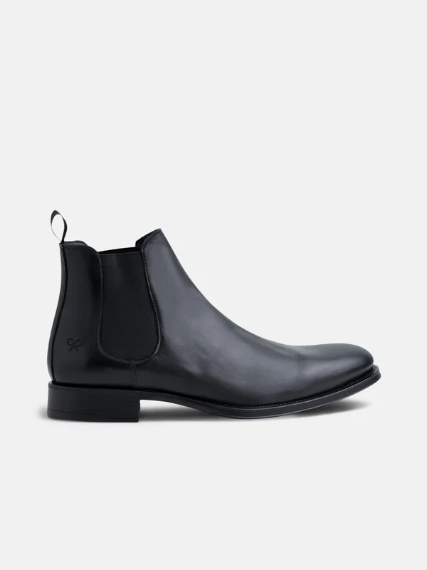 Bota chelsea unique piel negra 43 / NEGRO