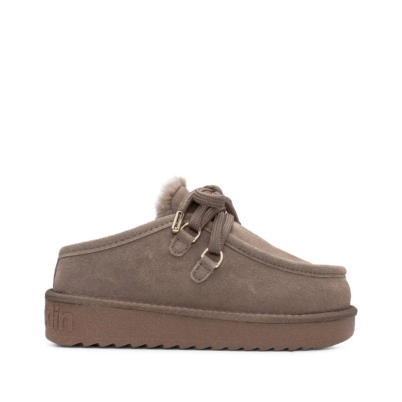 Soca Casual Mulher Camurça Taupe 36