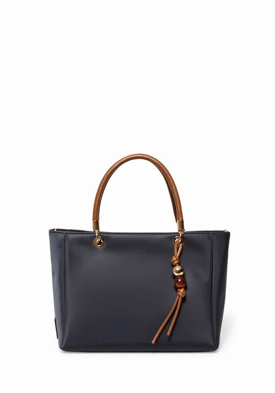 Nylon Tote With Handle - Navy Navy / -