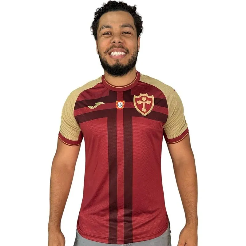 Camisa Portuguesa III Joma Jogador 2025 Vermelho Escuro 2GG
