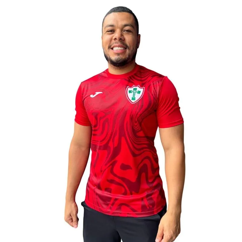 Camisa Portuguesa Joma Treino Lion Vermelha GG