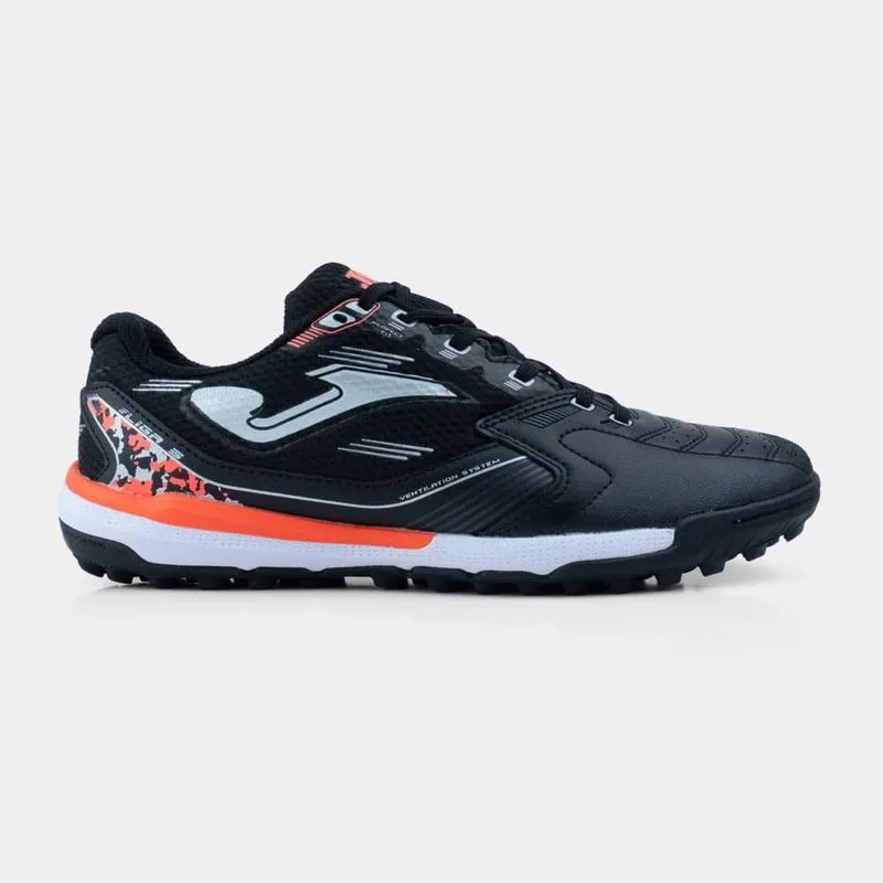 Chuteira Joma Society Liga 5 Preto/Laranja 42