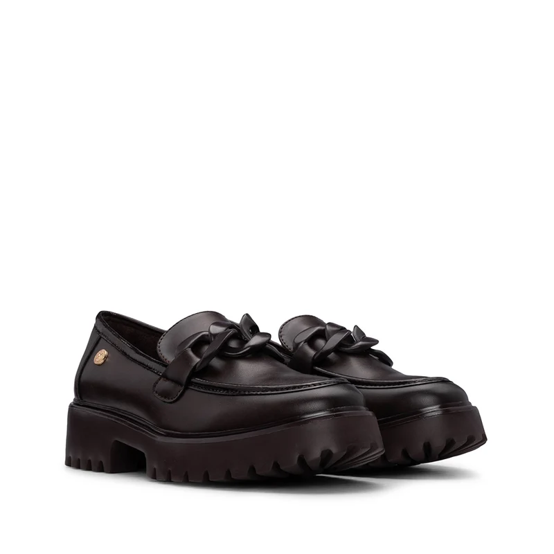 Sapato Mocassim Mulher Castanho 37