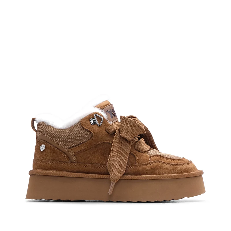 Sapato Plataforma Mulher Camel 40