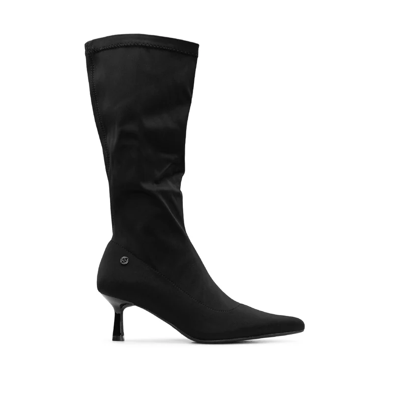 Bota Salto Médio Mulher Preto 35