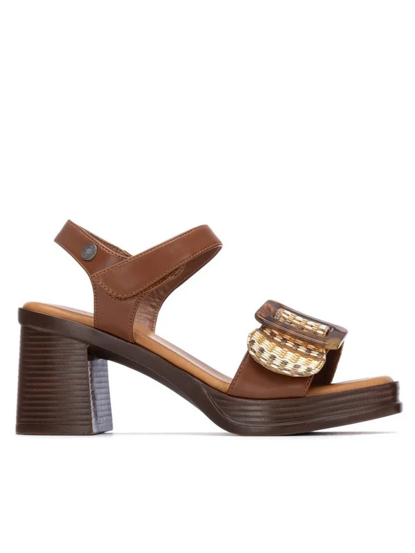REFRESH Sandalo Tacco Alto Donna - 175027 Camel 39
