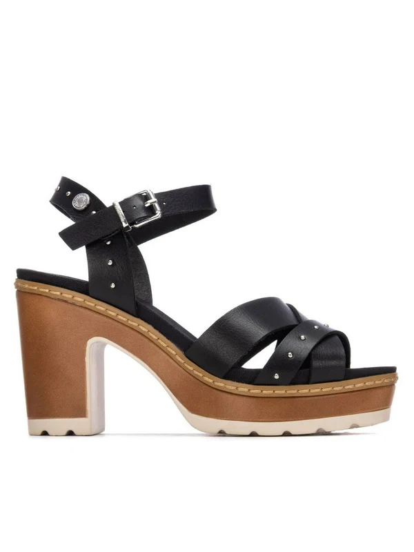 REFRESH Sandalo Tacco Alto Donna - 175207 Nero 38