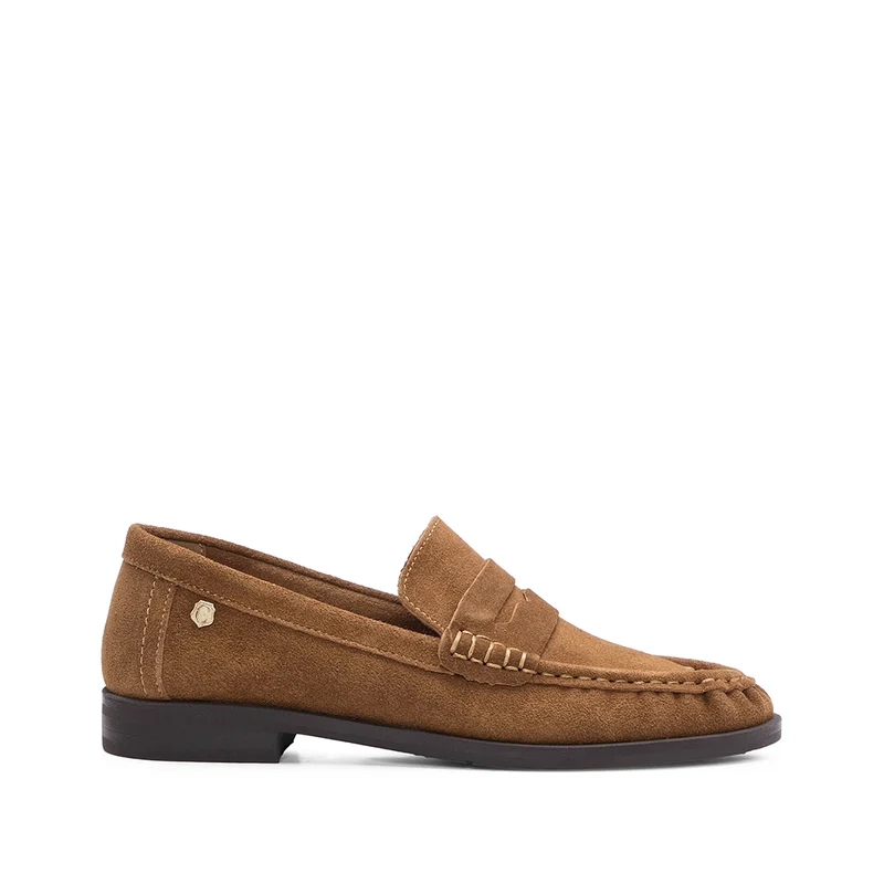 Sapato Mocassim Mulher Camel 38