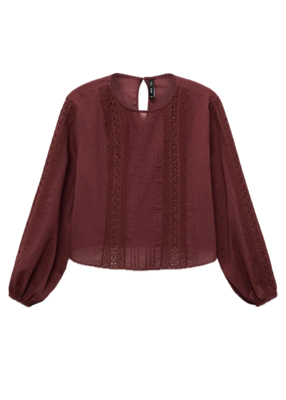 Bluse - PEONY M / Bordeaux