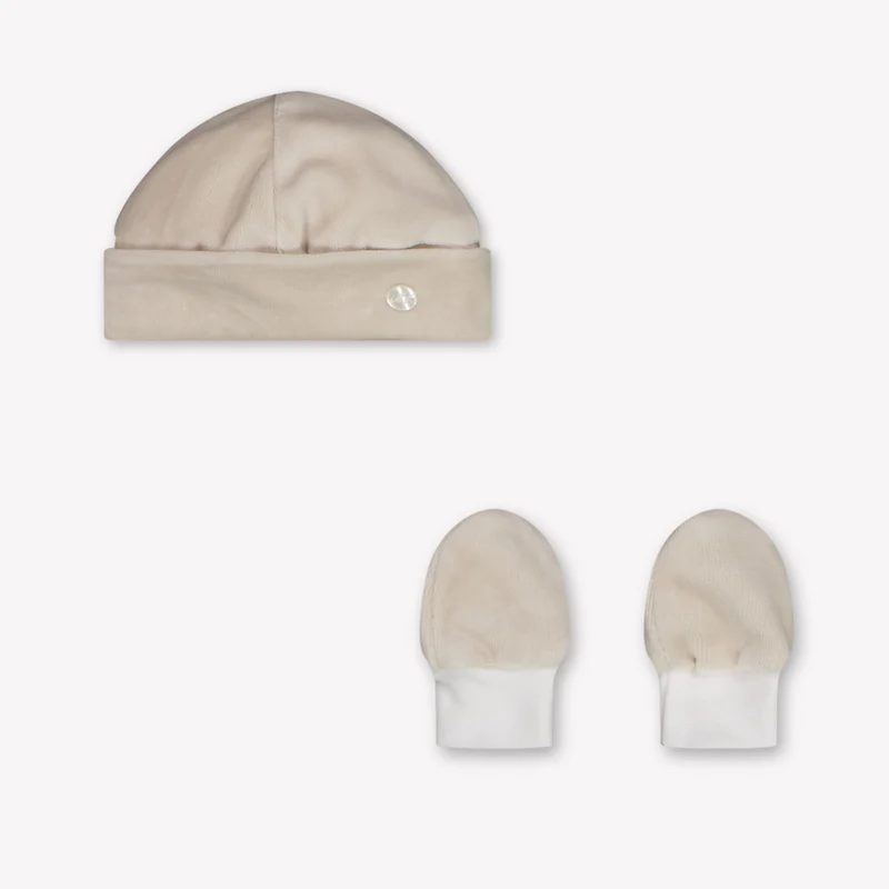 Martin Aranda Baby Unisex Muts In Licht Beige 3 Maanden