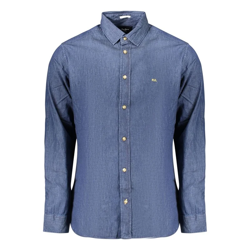 Pepe Jeans Blue Cotton Men's Shirt XL