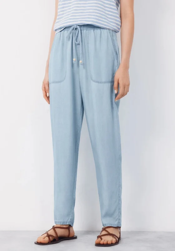 Tencel Lightweight Trousers - Medium Blue Medium Blue / S