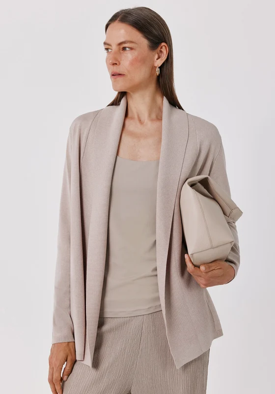 Shawl Collar Cardigan - Cream Cream / XL