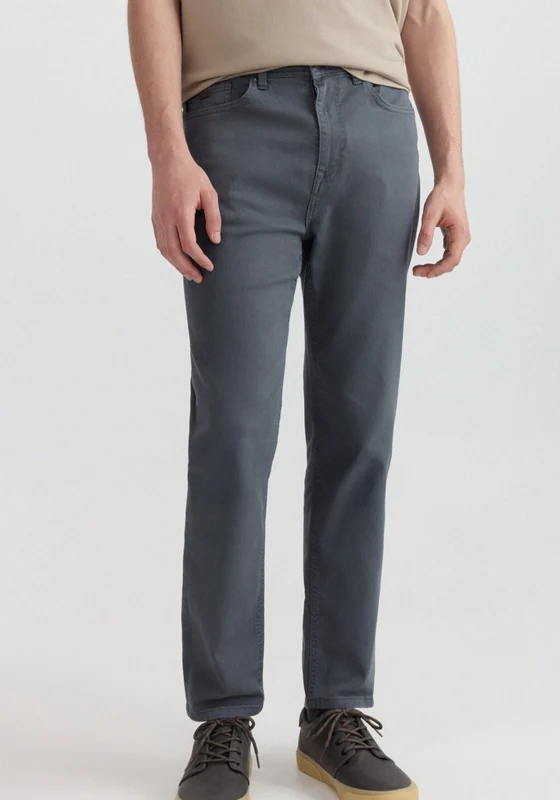 Slim Fit 5 Pocket Trousers - Blue Light Blue / 38