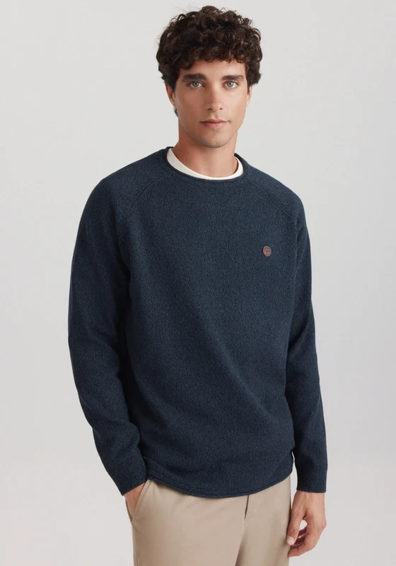Roll Up Knit - Blue Dark Blue / 2XL