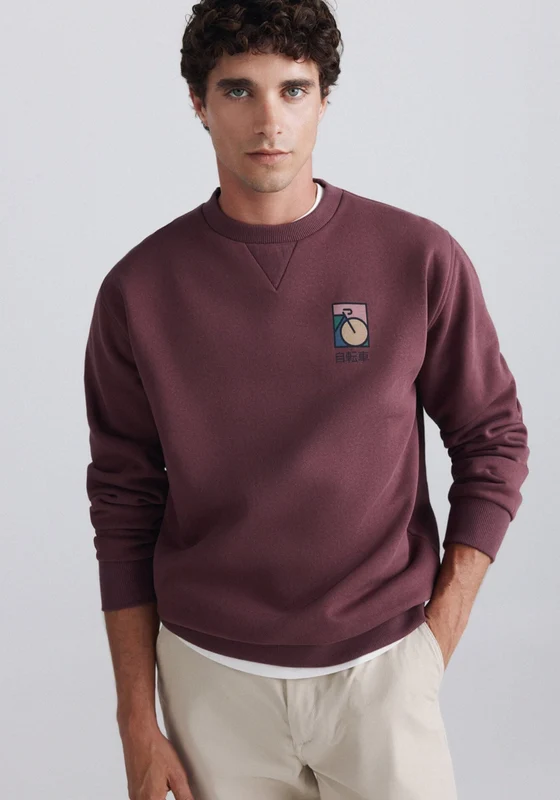 Bike Box Sweatshirt - Red Wine / 2XL
