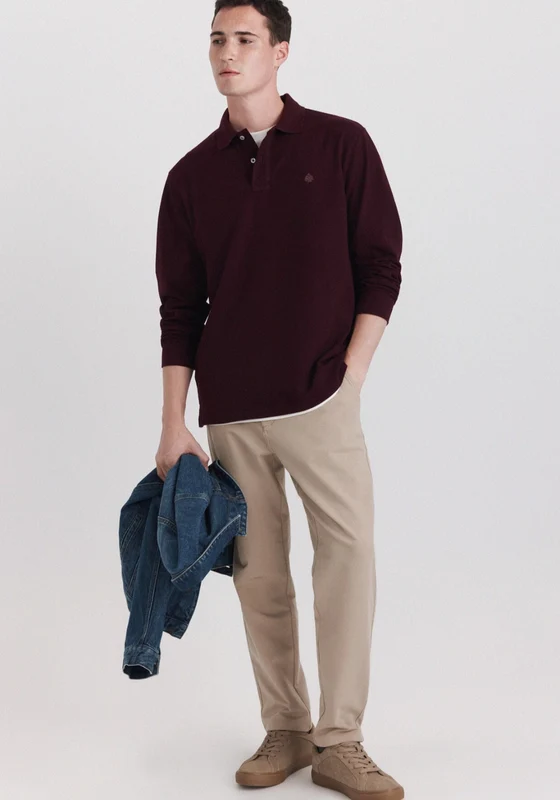 Basic Polo - Red Maroon / XL