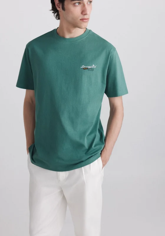 Race Logo Graphic Tee - Green Green / XL