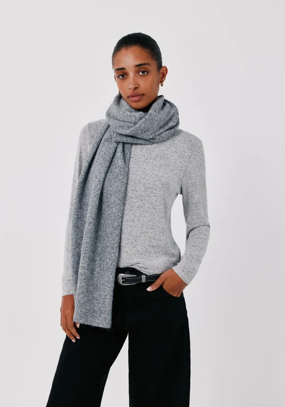 Box Fit Sweater - Medium Grey Medium Grey / S