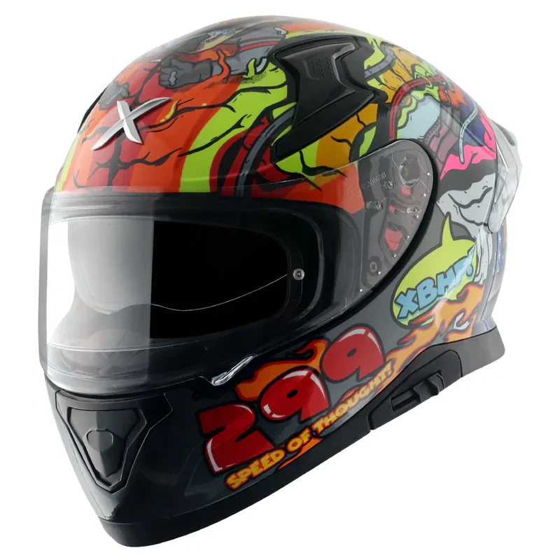 AXOR APEX XBHP 299 DV CAPACETES INTEGRAL DE MOTO MULTICOLOR XS