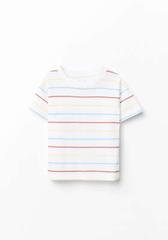 Tricolour Striped T-Shirt - Yellow Yellow / 24m