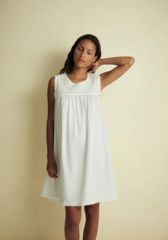 Printed Nightdress - Grey Medium Grey Medium / XL